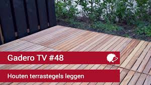 houten terrastegels leggen