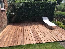 houten vlonder terras