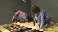 houten terras tuin