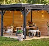 terras met overkapping