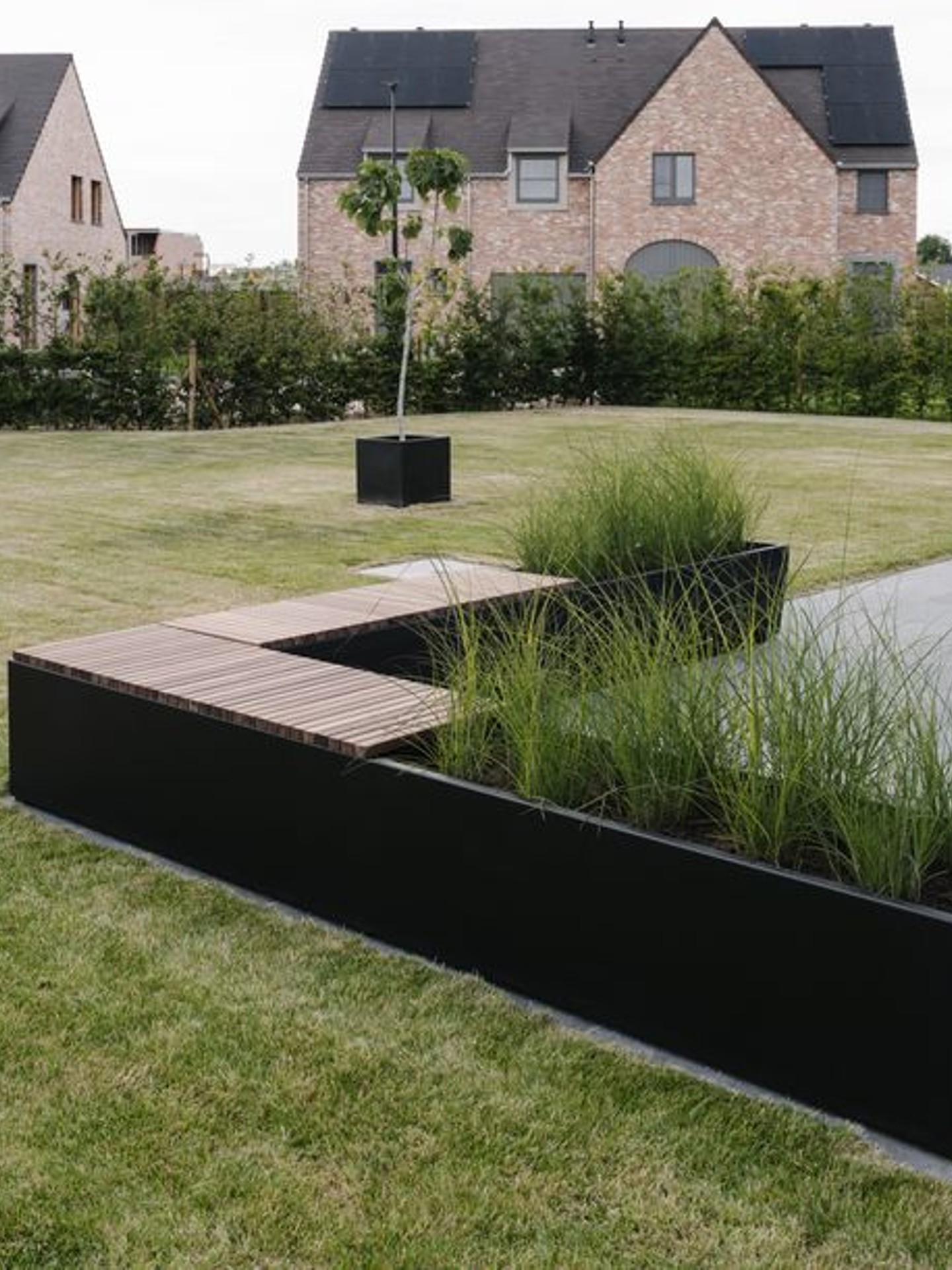 plantenbakken terras