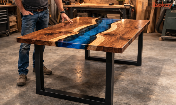 boomstam epoxy tafel